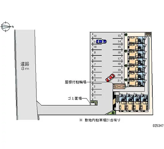 ★手数料０円★山口市小郡給領町　月極駐車場（LP）